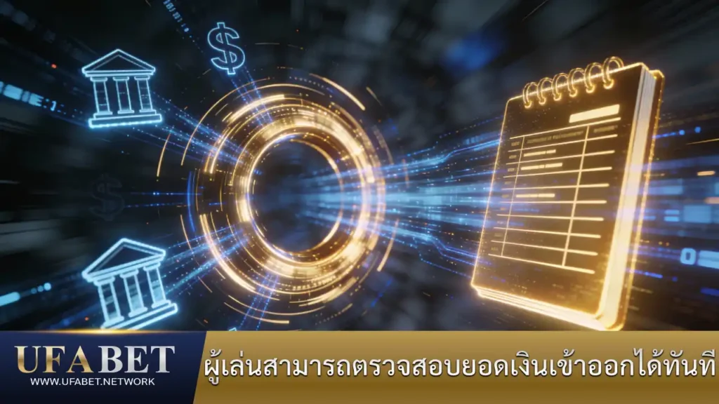 ระบบตรวจสอบยอดเงินเข้าออกของ UFABET แบบเรียลไทม์ที่รวดเร็วและแม่นยำ