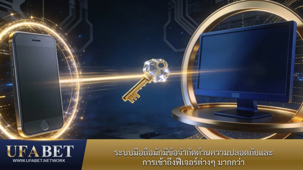 ระบบเข้าใช้งาน UFABET บนมือถือและเดสก์ท็อป เปรียบเทียบความปลอดภัยและการเข้าถึงฟีเจอร์