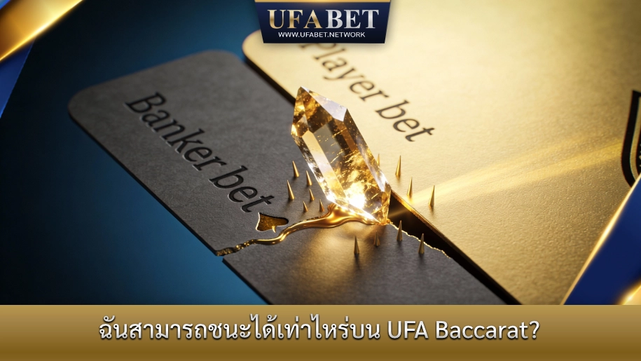 อัตราการชนะและการจ่ายเงินของ UFA Baccarat บน UFABET เปรียบเทียบการแทงฝั่ง Player และ Banker