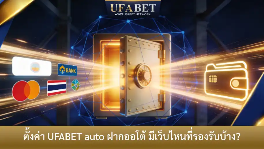 ระบบ UFABET Auto ฝากถอน ที่เชื่อมต่อธนาคารและกระเป๋าเงินดิจิทัลอย่างปลอดภัย
