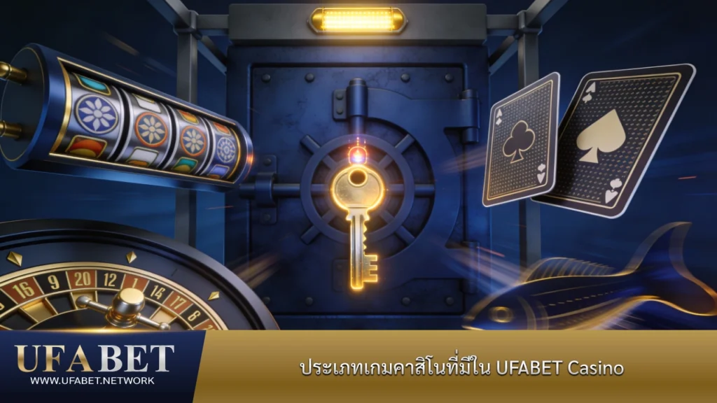 ประเภทเกมคาสิโนที่มีใน UFABET Casino ครบทั้งสล็อต ไพ่ บาคาร่า และรูเล็ต
