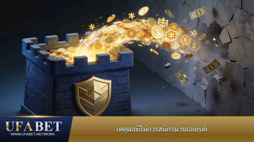 เหตุผลที่ไม่ควรสมัคร UFABET ผ่านเอเย่นต์ เลือกเว็บตรงปลอดภัยกว่า