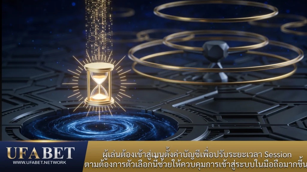 การตั้งค่า Session Timeout ของ UFABET บนมือถือ เพื่อควบคุมระยะเวลาการเข้าสู่ระบบและเพิ่มความปลอดภัยบัญชีผู้เล่น