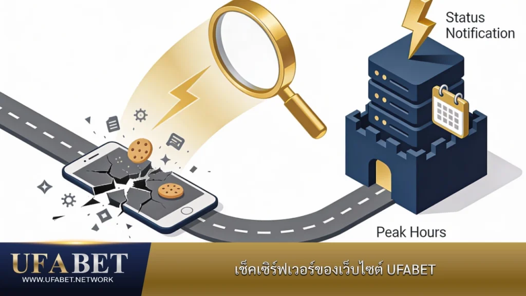 เช็คเซิร์ฟเวอร์ของเว็บไซต์ UFABET ระบบสมัครสมาชิกและการใช้งานช่วงเวลาเร่งด่วน