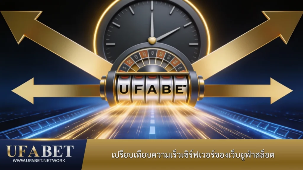 เปรียบเทียบความเร็วเซิร์ฟเวอร์เว็บยูฟ่าสล็อต UFABET ระบบเสถียร เล่นลื่น