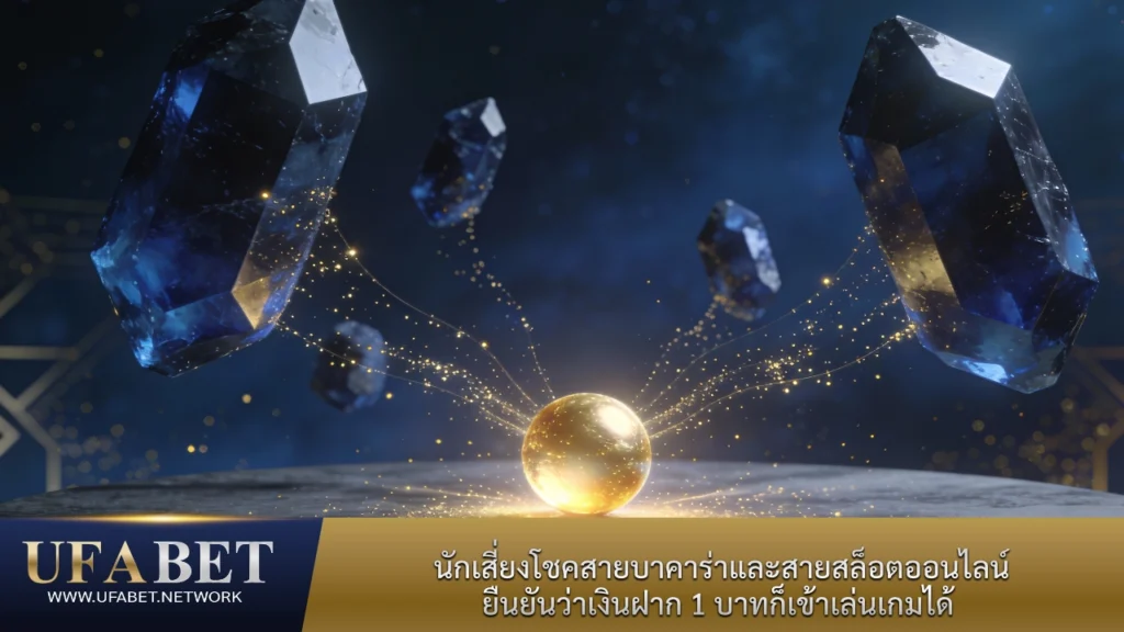 UFABET ฝาก 1 บาท เล่นได้จริง เหมาะสำหรับบาคาร่าและสล็อตออนไลน์